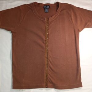 90s Vintage Brown Teens Shirt by